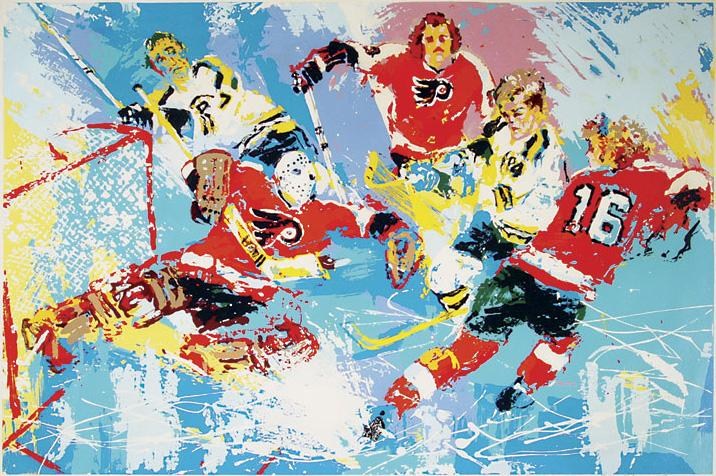 Leroy Neiman Bruins Flyers